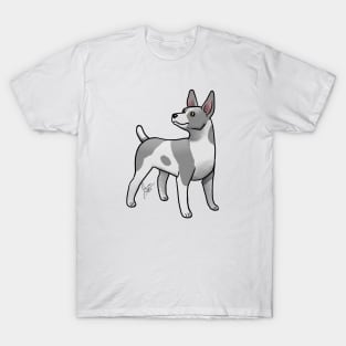 Dog - Rat Terrier - Black and Pearl T-Shirt